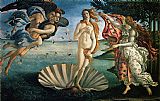 Famous Birth Paintings - The Birth of Venus